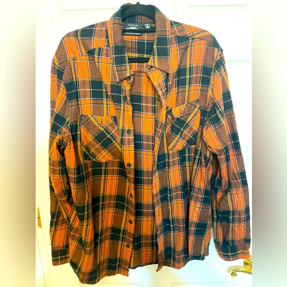 Mens XL Harley Davidson flannel shirt